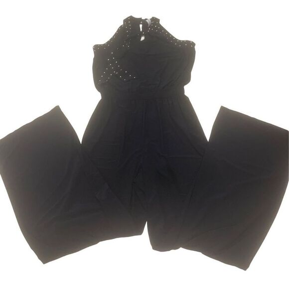 Sleeveless Studded Jumpsuit - Picture 2 of 7